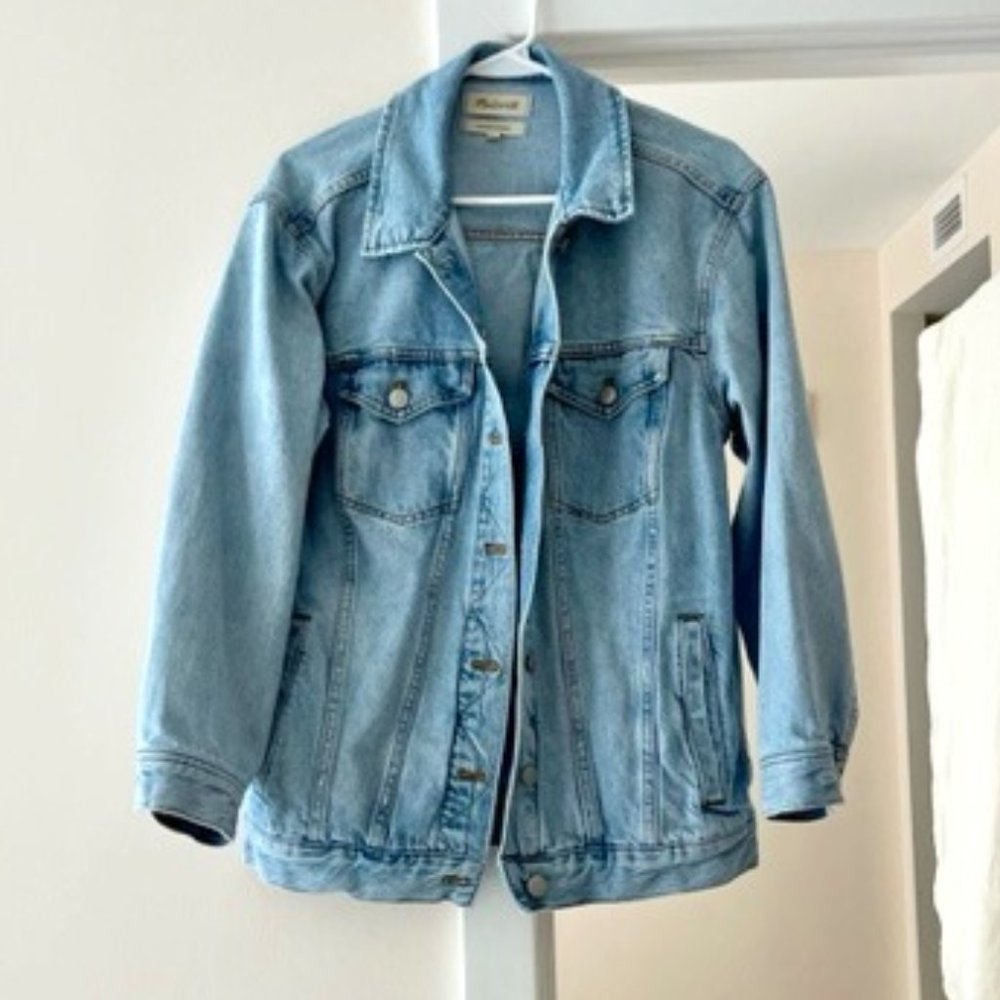 Madewell The Oversized Trucker Jean Jacket